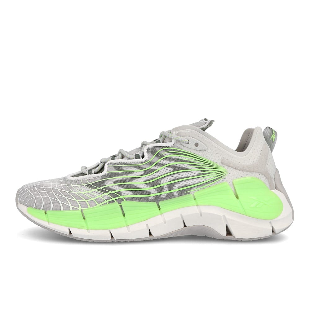 Reebok zig kinetica ii Pure Grey 2-Neon Mint-Harmony Green Sneakers FY7744 | Overkill