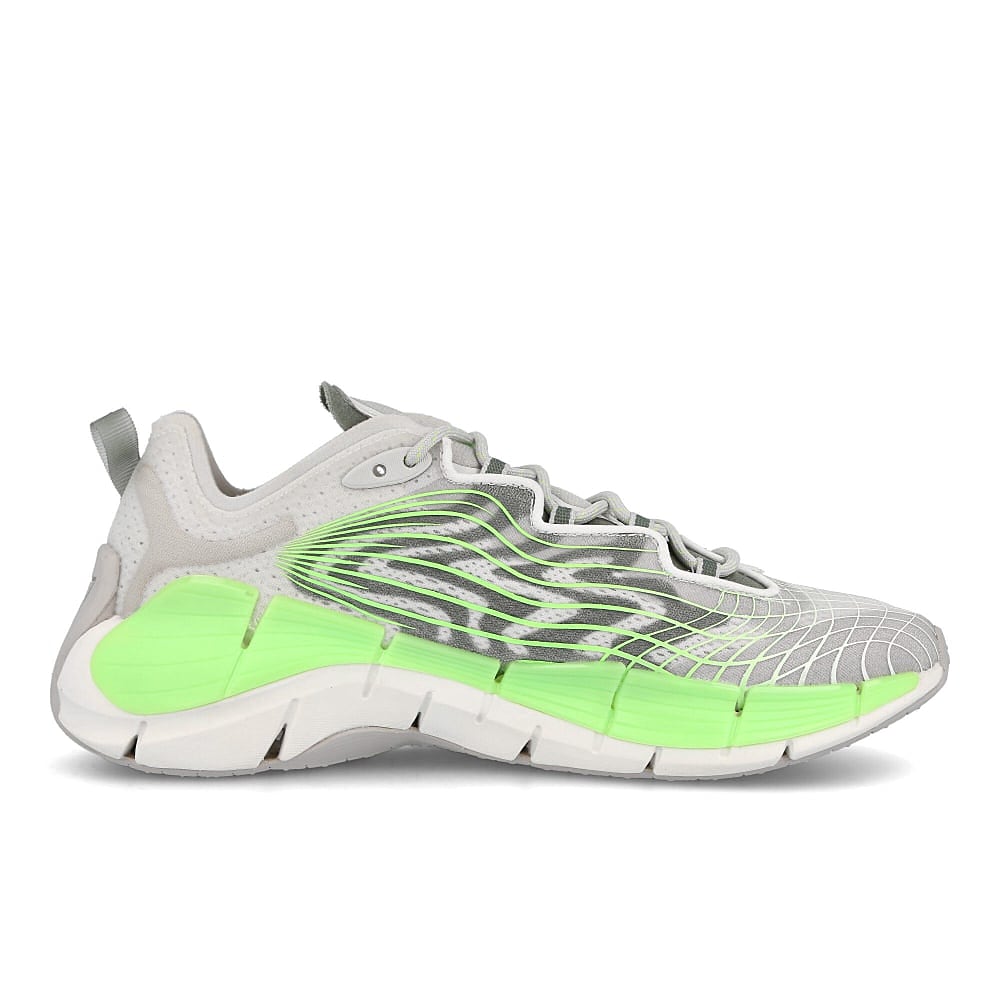 Reebok zig kinetica ii Pure Grey 2-Neon Mint-Harmony Green Sneakers  Silhouette | Overkill