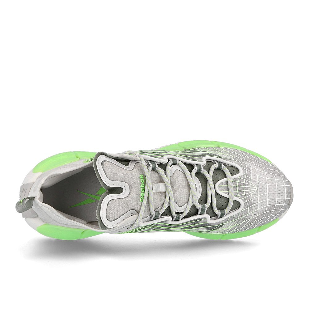 Reebok zig kinetica ii Pure Grey 2-Neon Mint-Harmony Green Sneakers  Detailfoto | Overkill