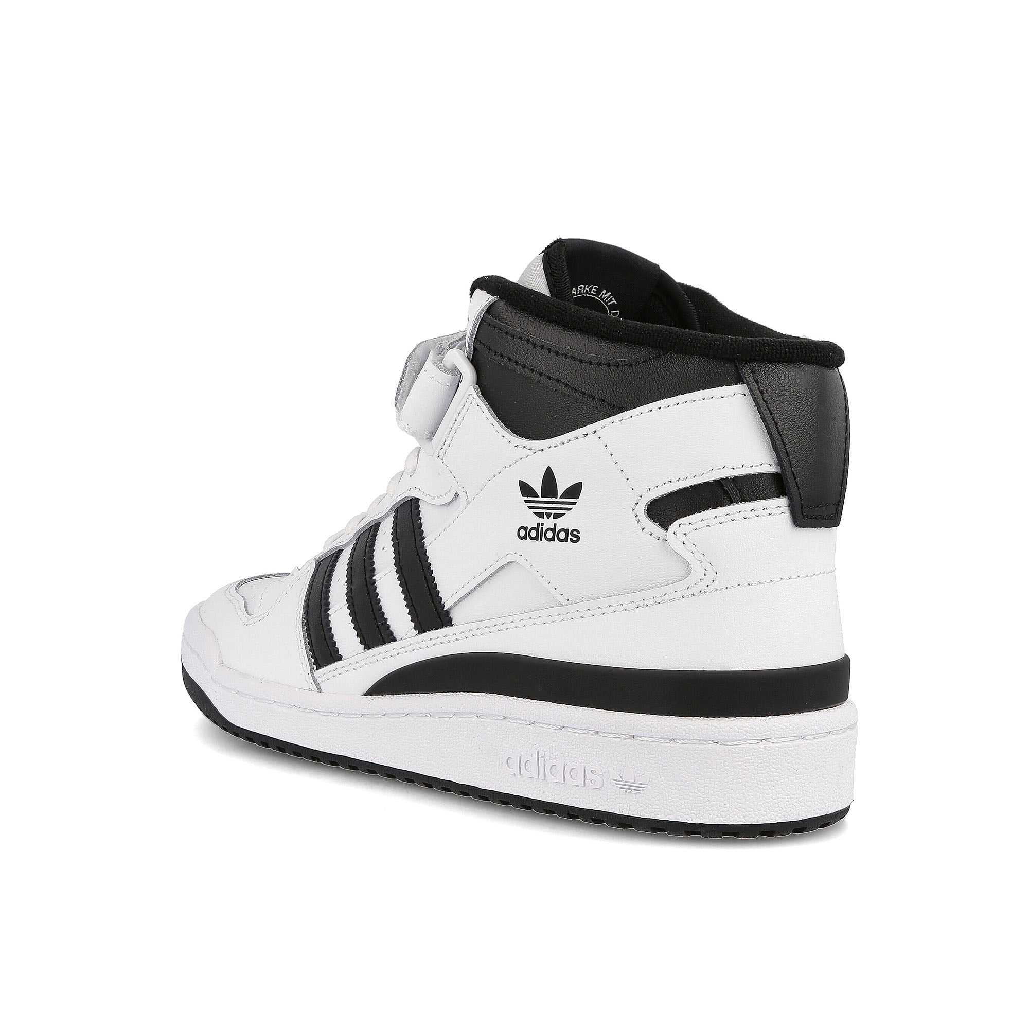 adidas forum mid Footwear White-Core Black-Footwear White Sneakers  Material | Overkill