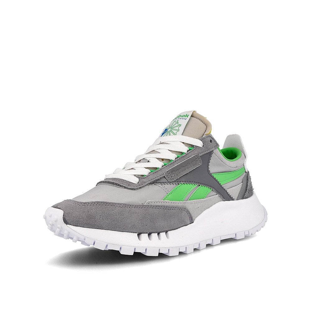 Reebok classic legacy Pure Grey 5-Pure Grey 3-White Sneakers  Close Up | Overkill