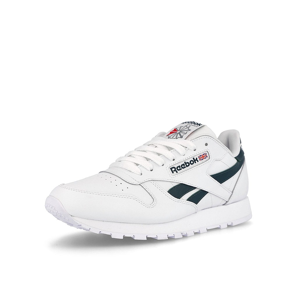 Reebok classic leather White / Forest Green / Vector Red  Detailfoto | Overkill