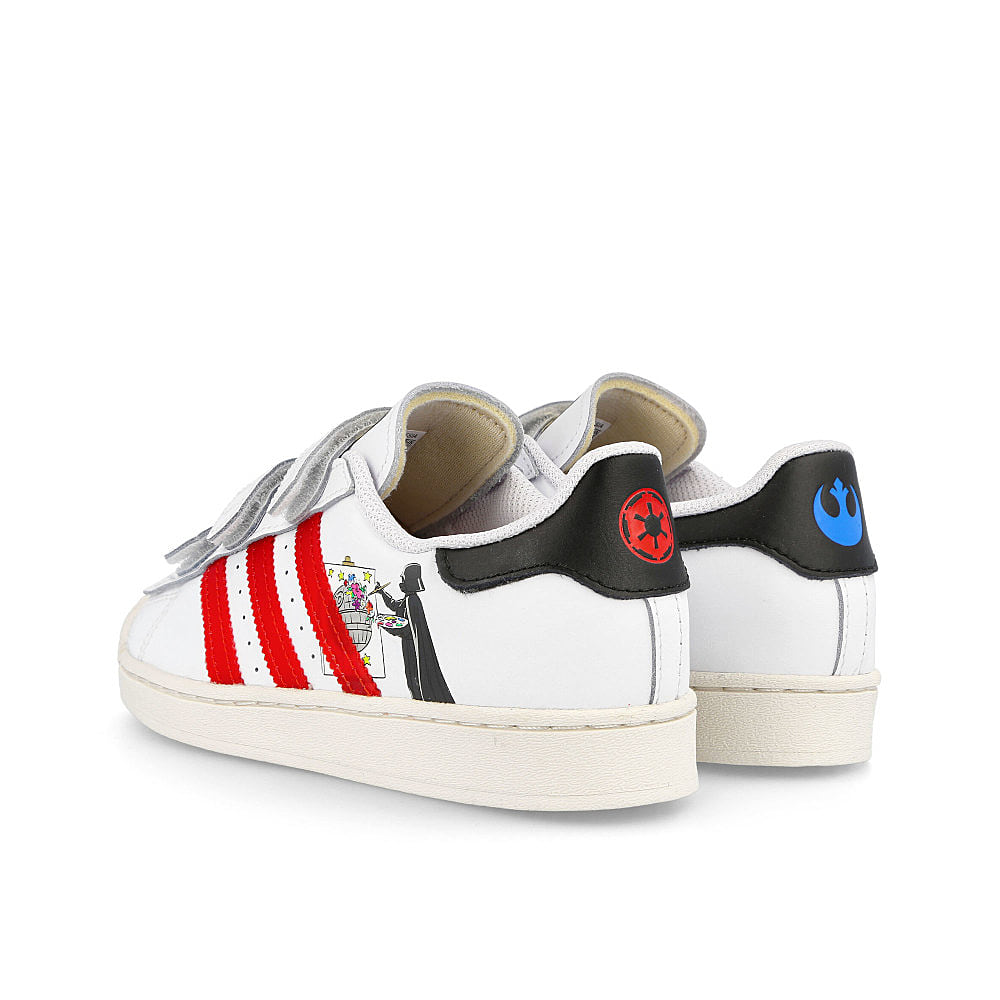 adidas Star Wars x adidas Superstar CF Footwear White / Scarlet / Chalk White  Detailfoto | Overkill