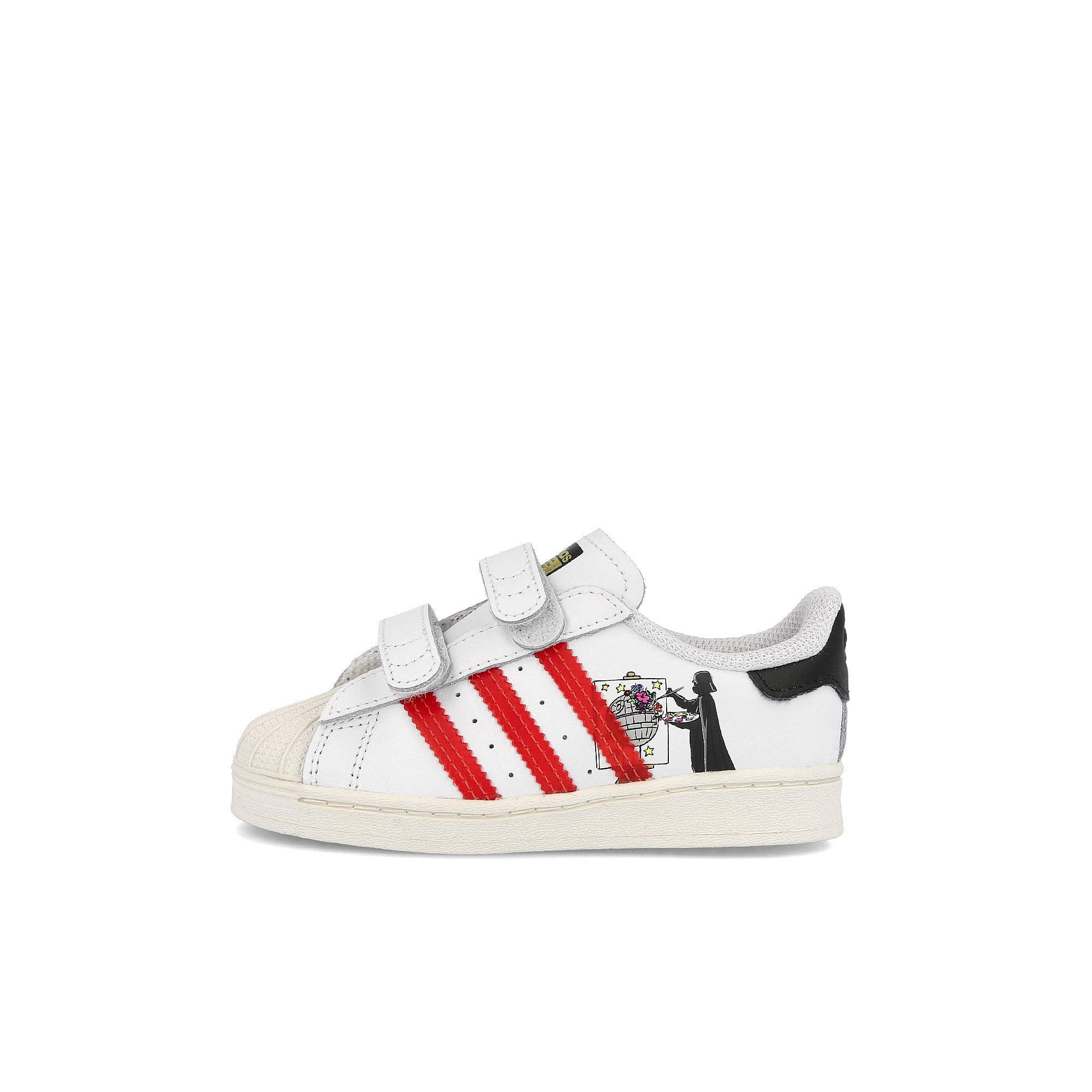 adidas Star Wars x adidas Superstar CF Cloud White / Scarlet / Chalk White   Material | Overkill