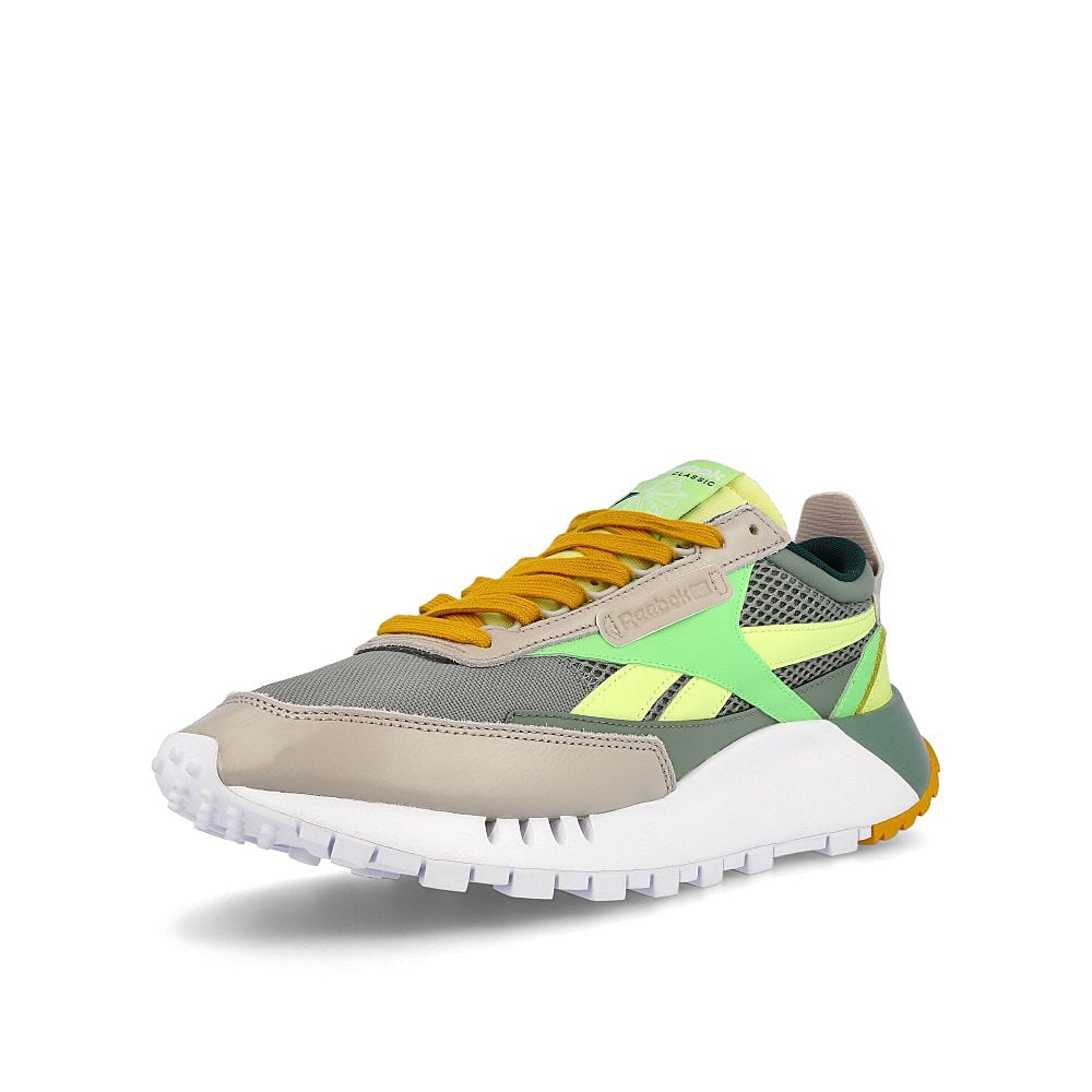 Reebok classic legacy Harmony Green-Neon Mint-Sand Stone Low Top Sneakers  Close Up | Overkill