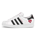 adidas superstar Footwear White-Core Black-Scarlet Sneakers FZ1807 | Overkill