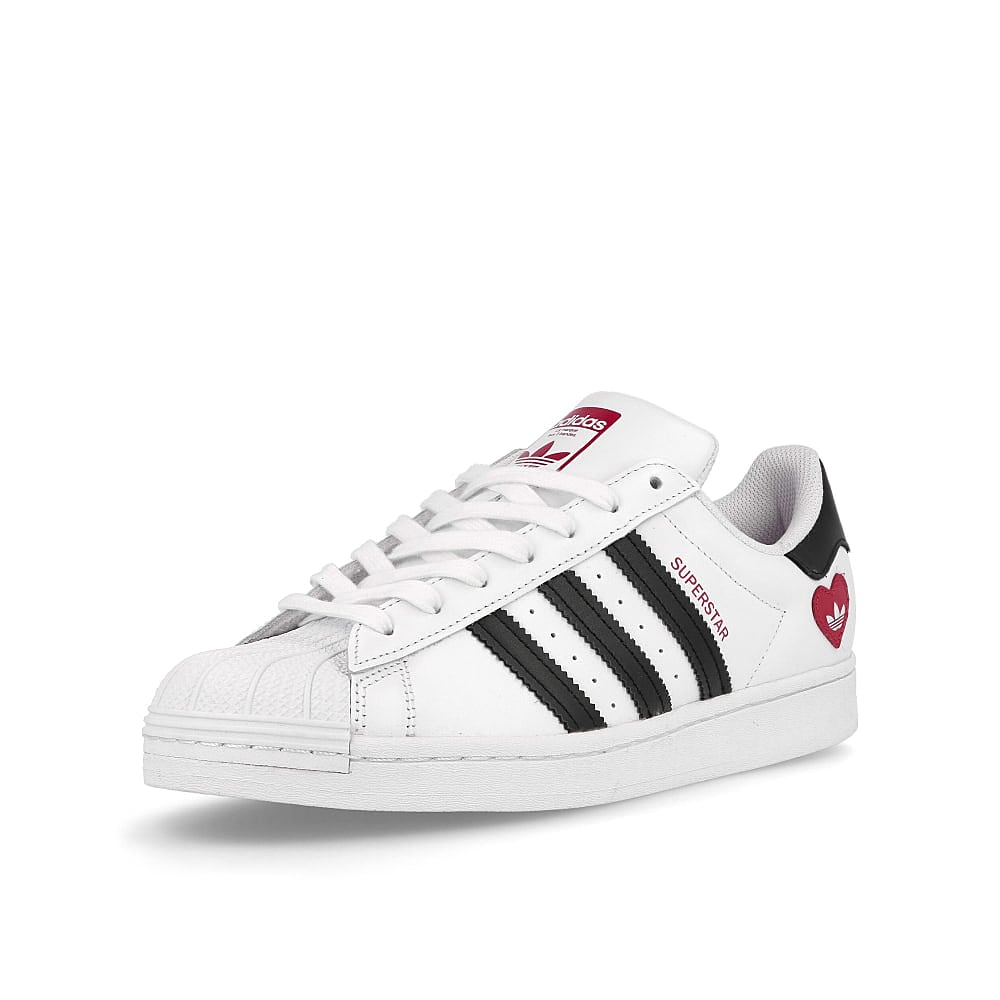 adidas superstar Footwear White-Core Black-Scarlet Sneakers  Close Up | Overkill
