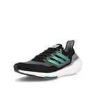 adidas ultraboost 21 Core Black-Sub Green-Grey Five Sneakers  Close Up | Overkill