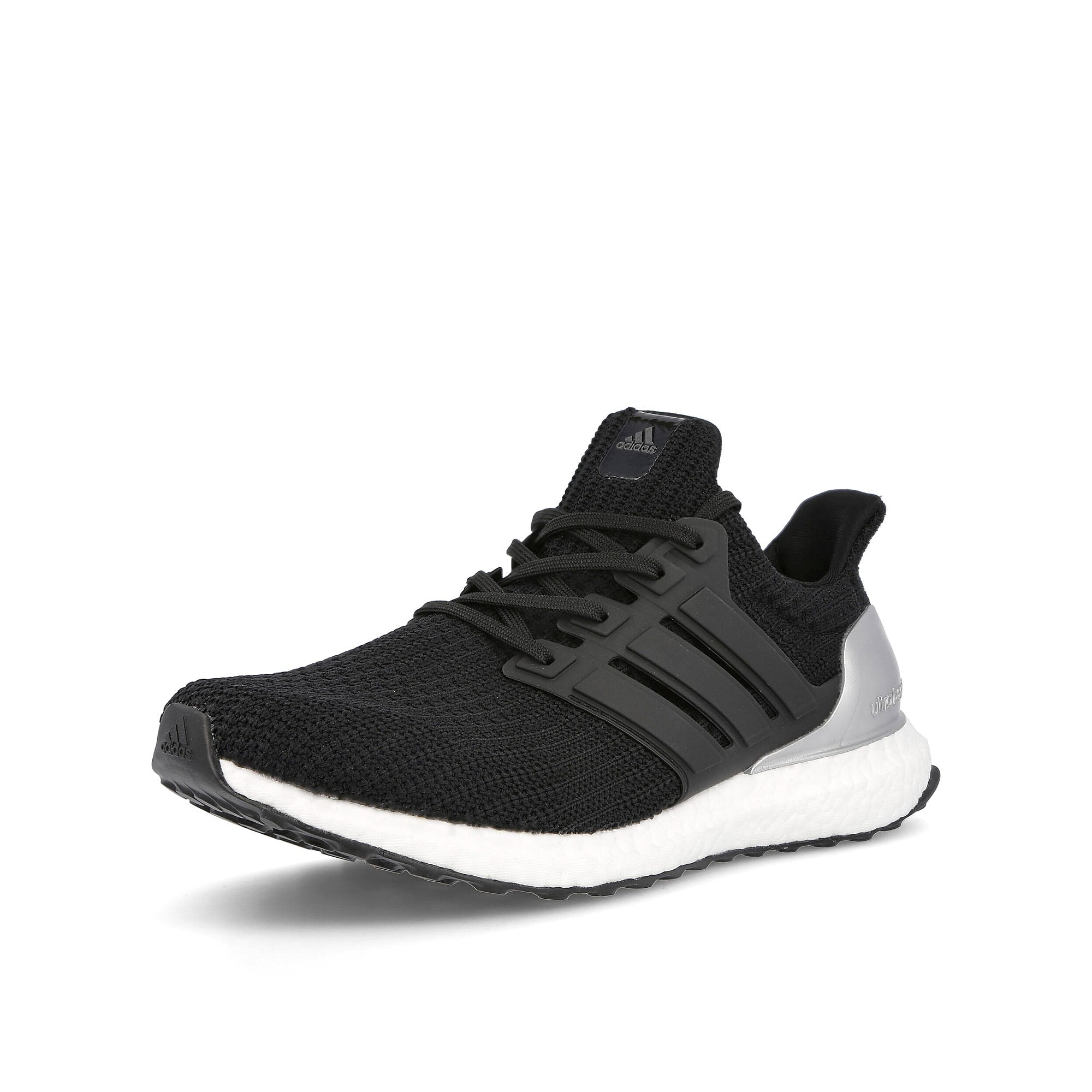 adidas ultraboost 4.0 dna Core Black-Core Black-Silver Metallic Sneakers  Close Up | Overkill