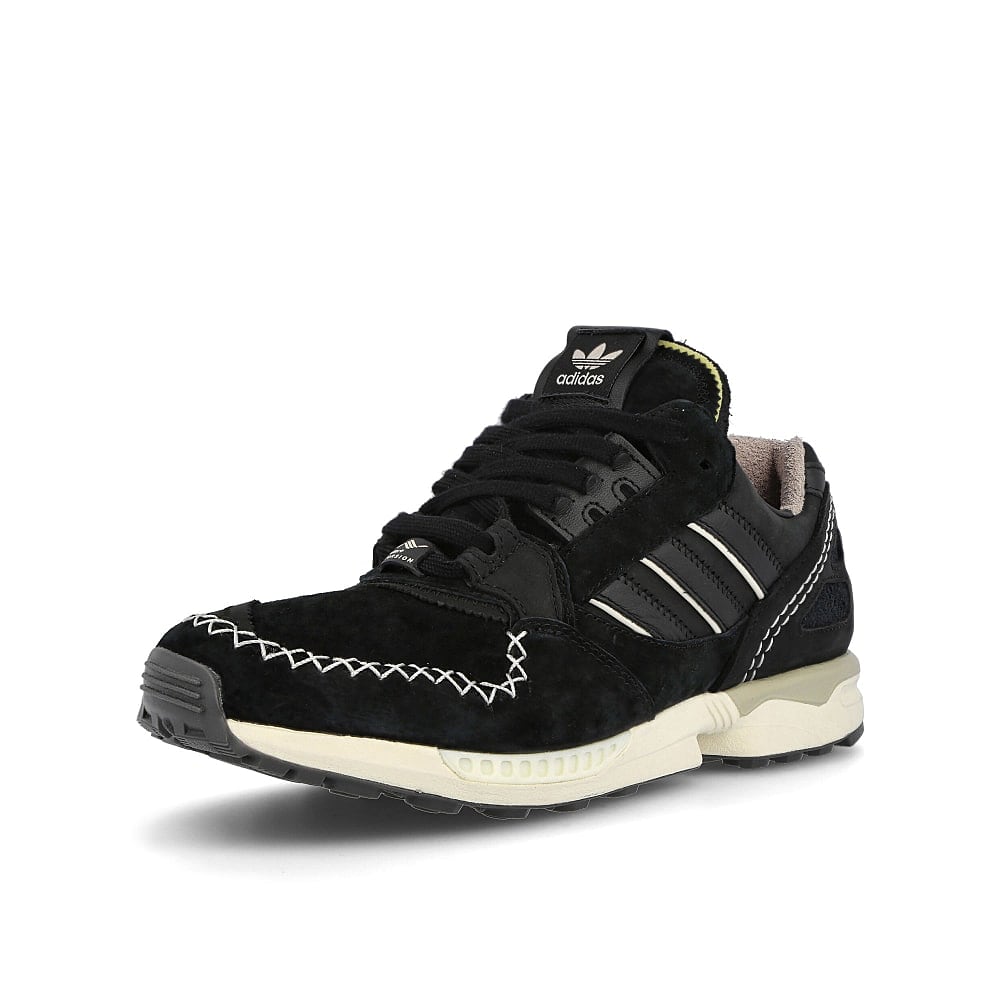 adidas zx 9000 moc yucatan Core Black-Core Black-Cream White Low Top Sneakers  Close Up | Overkill