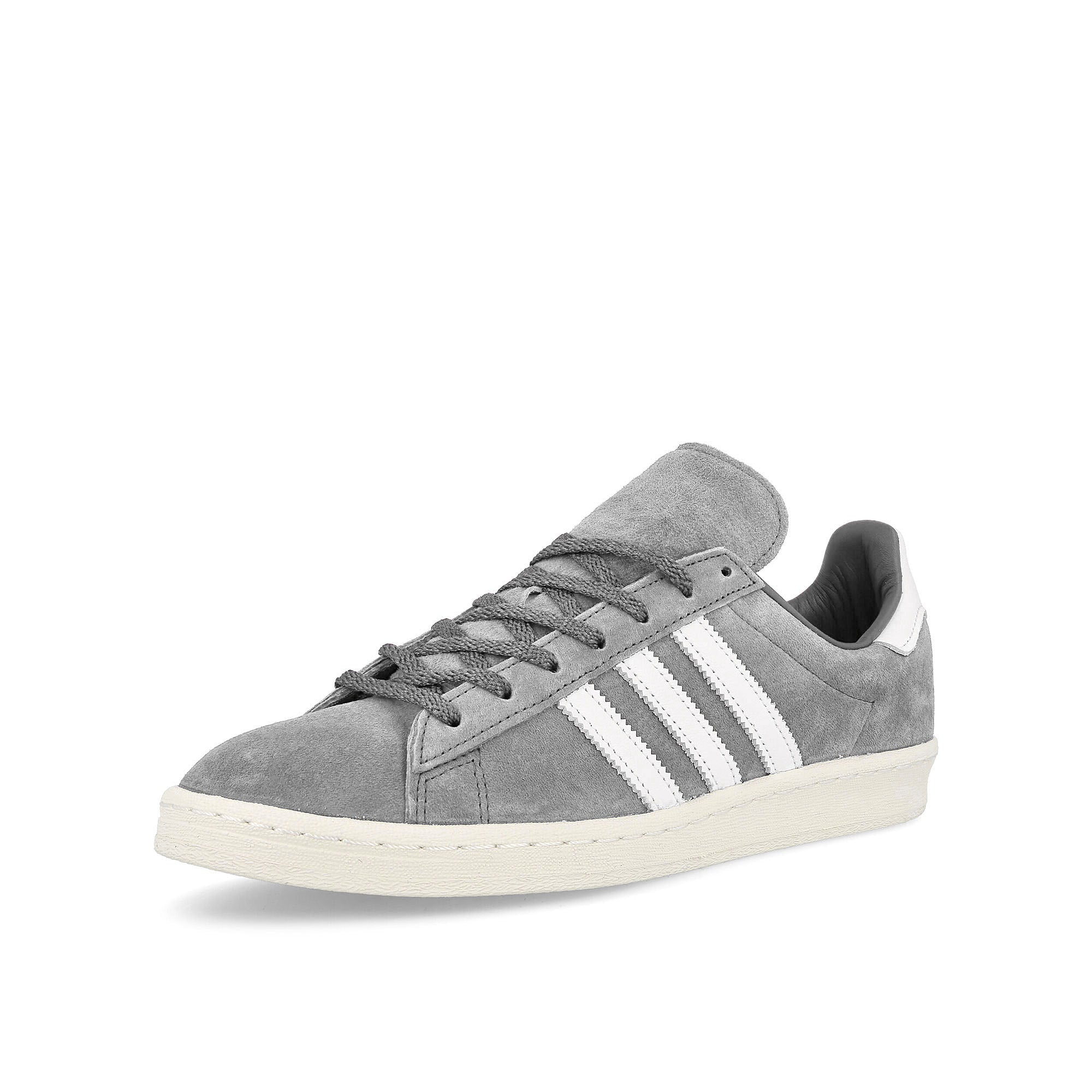 adidas Campus 80s Grey-Cloud White-Off White Low Top Sneakers  Close Up | Overkill