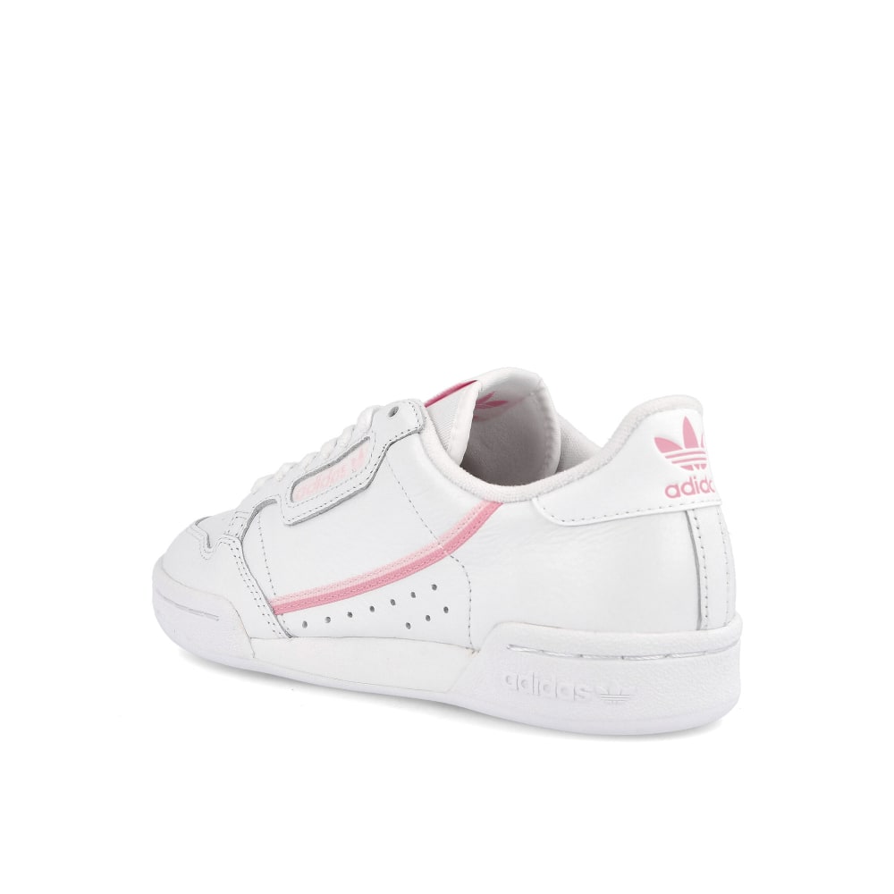 adidas Wmns Continental 80 Running White / True Pink / Clear Pink Low Top Sneakers  Material | Overkill