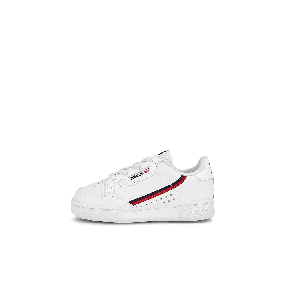adidas continental 80 el infants Footwear White / Scarlet / Collegiate Navy  G28218 | Overkill
