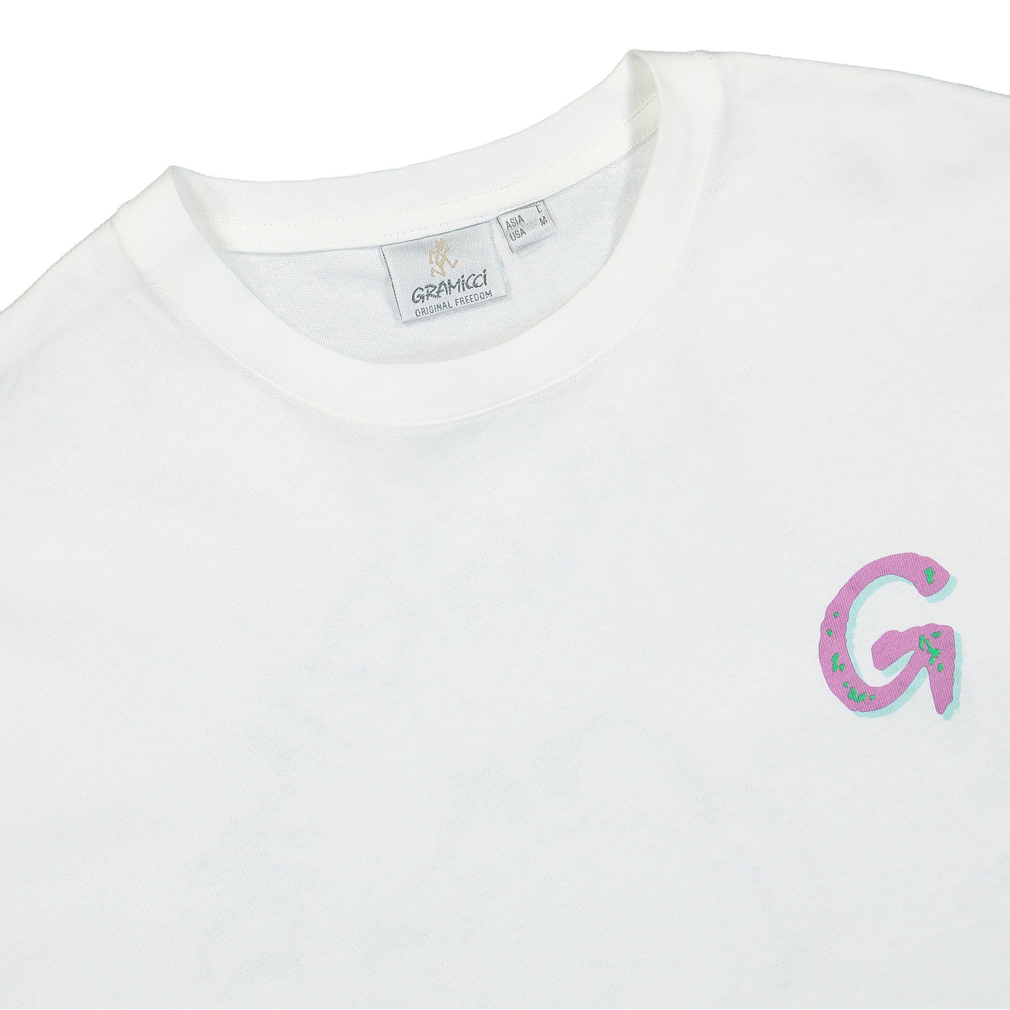 Gramicci Swirl Tee White T-Shirts Material | Overkill
