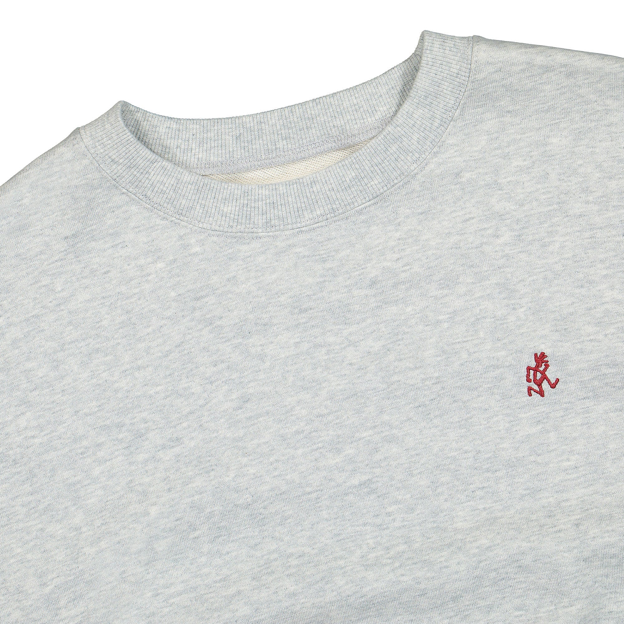 Gramicci One Point Sweatshirt Ash Heather Sweatshirts Close-up | Overkill