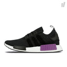 adidas nmd r1 primeknit Core Black / Core Black / Action Purple Sneakers G54635 | Overkill