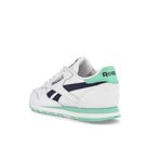 Reebok wmns classic leather Footwear White / Pixel Mint / Vector Navy  Close-up | Overkill