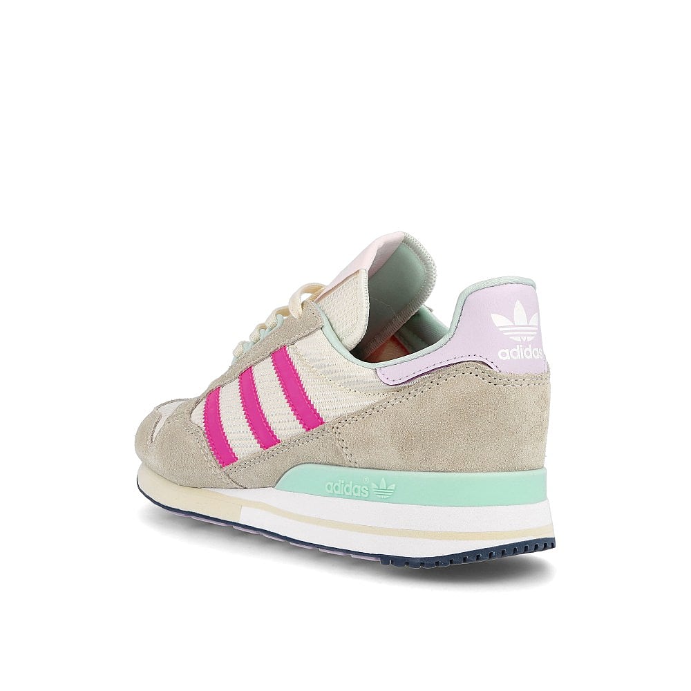 adidas wmns zx 500 Cream White / Solar Pink / Clear Pink  Close-up | Overkill