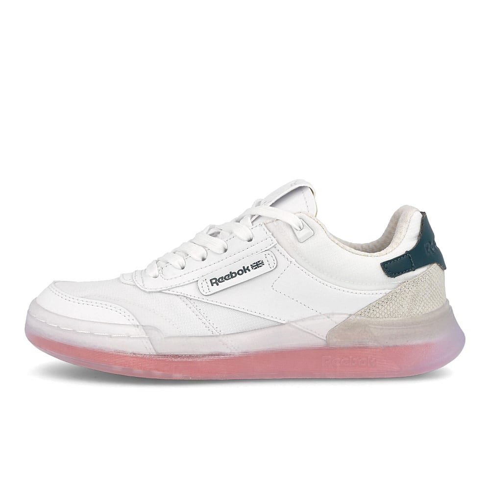 Reebok wmns club c legacy White / Twisted Coral / Forest Green  G55899 | Overkill