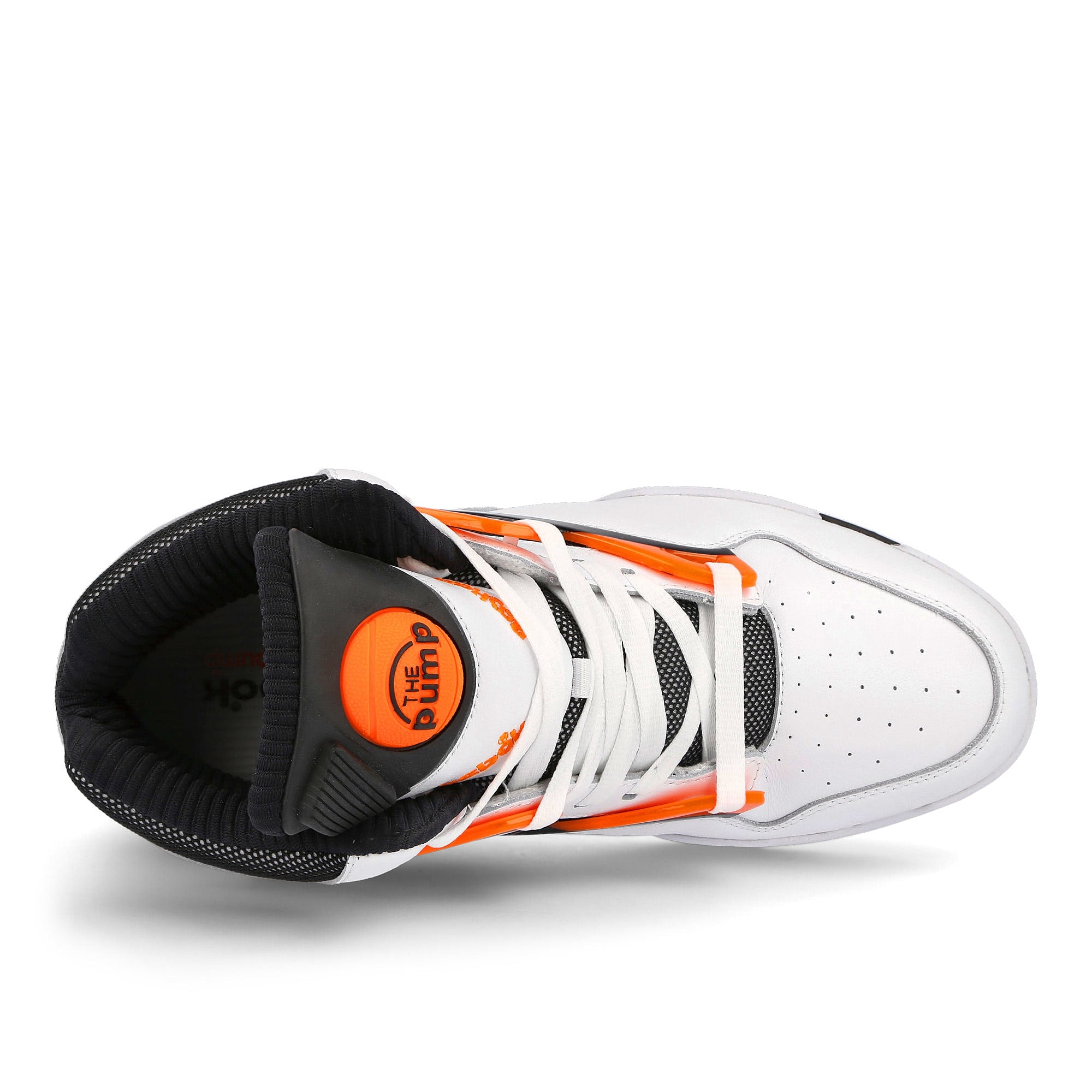Reebok pump omni zone ii Footwear White / Wild Orange / Black  Detail view 1 | Overkill