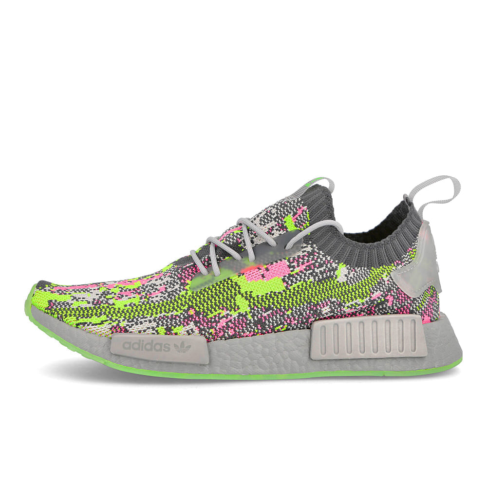 adidas nmd r1 primeknit Grey-Grey-Hyper Pop Sneakers G57939 | Overkill
