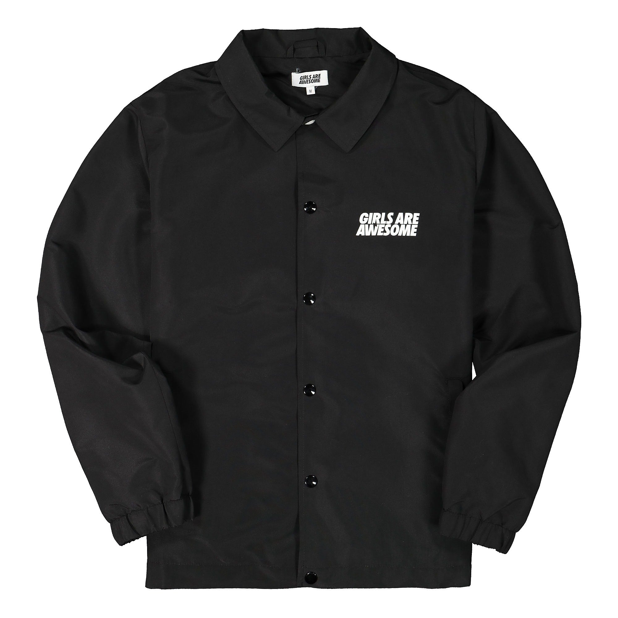 Girls Are Awesome Coach Jacket Black Bomber & Varsity Jackets GAA-3-002U | Overkill
