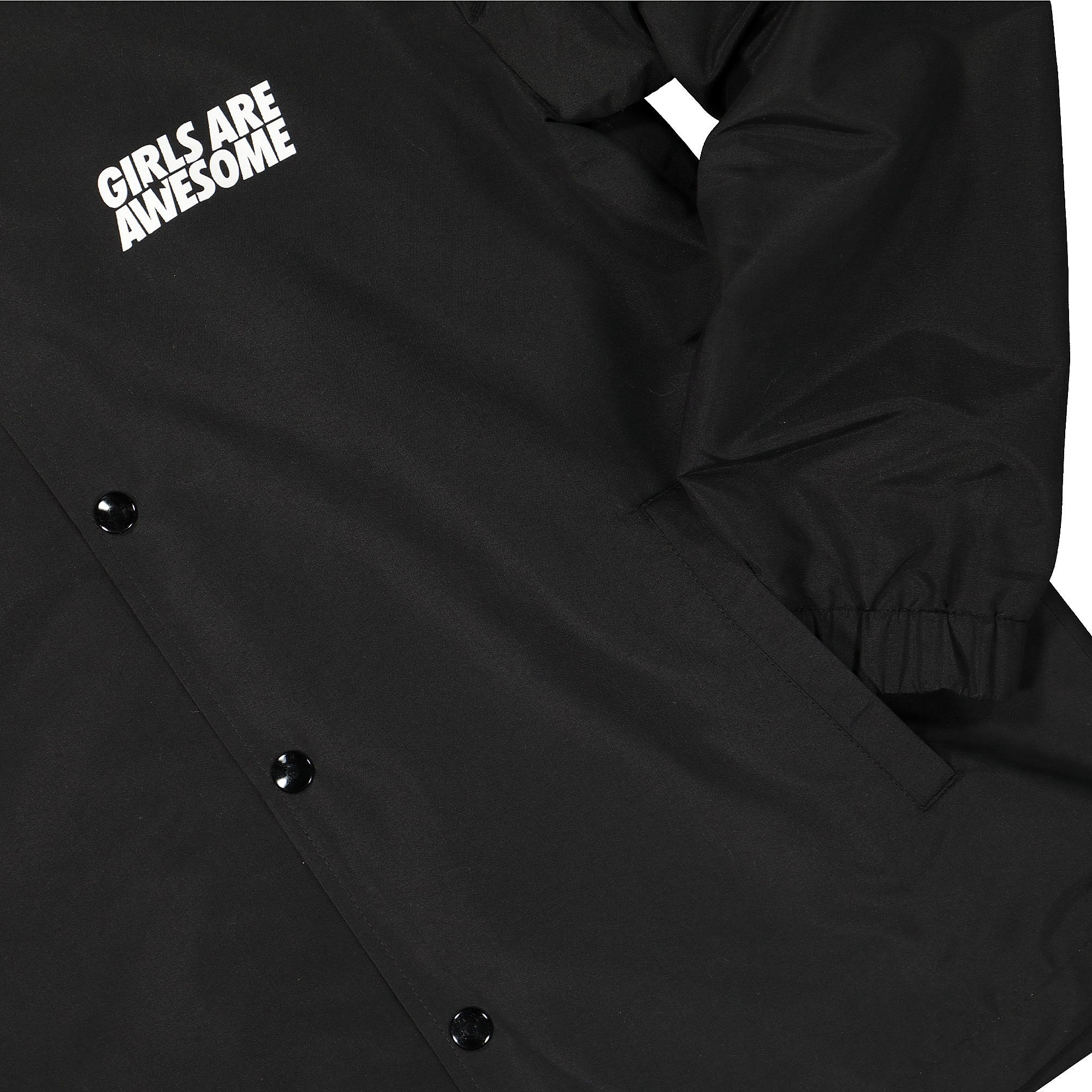 Girls Are Awesome Coach Jacket Black Bomber & Varsity Jackets Detailfoto | Overkill