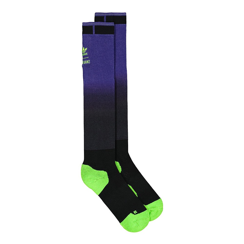 adidas Sankuanz x adidas Socks Black / Energy Ink 17 / Solar Green Socks GD0526 | Overkill