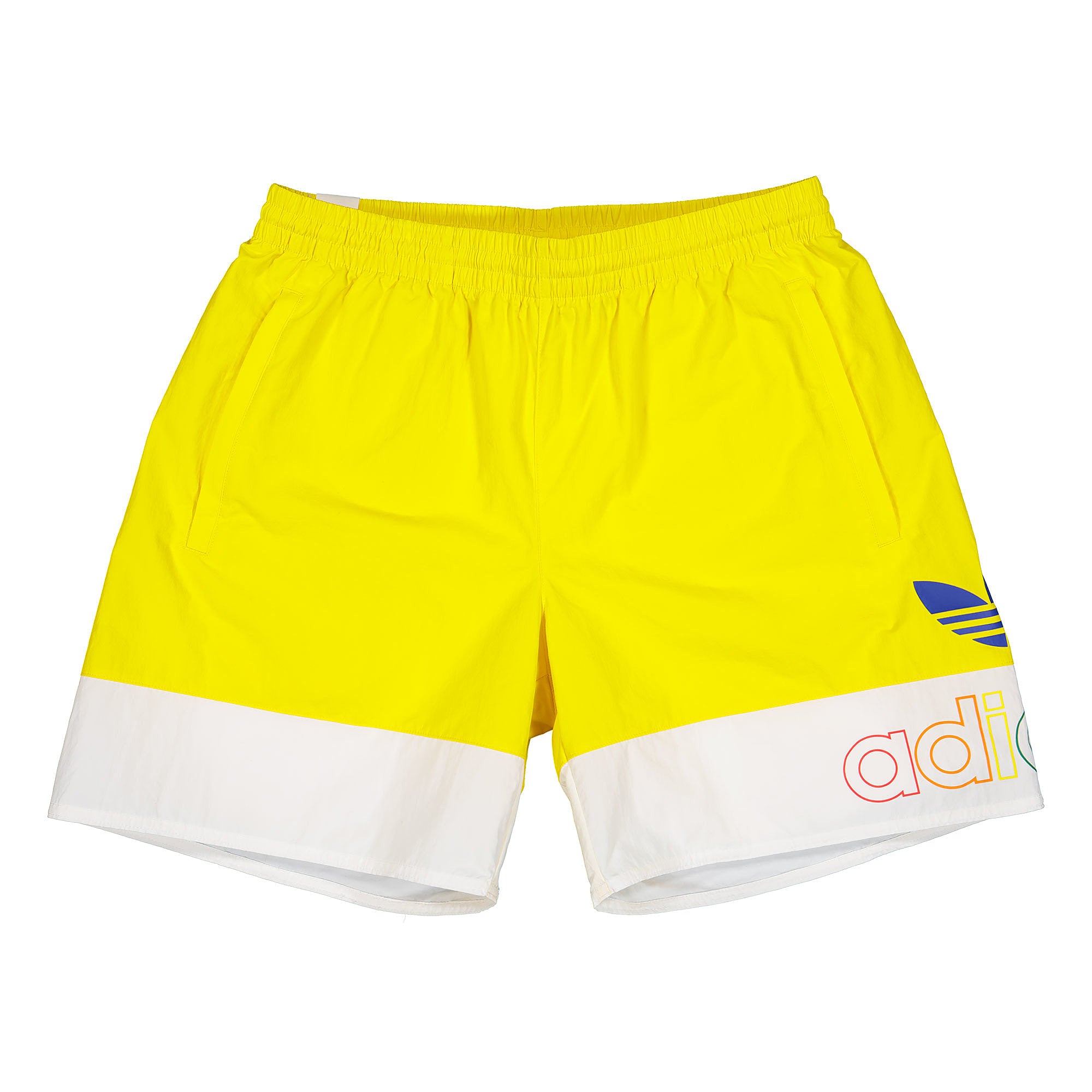 adidas Freestyle Short Yellow / White Shorts GD0954 | Overkill