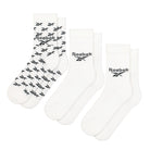 Reebok Classic Fold-Over Crew Socks 3PP White Socks GG6682 | Overkill