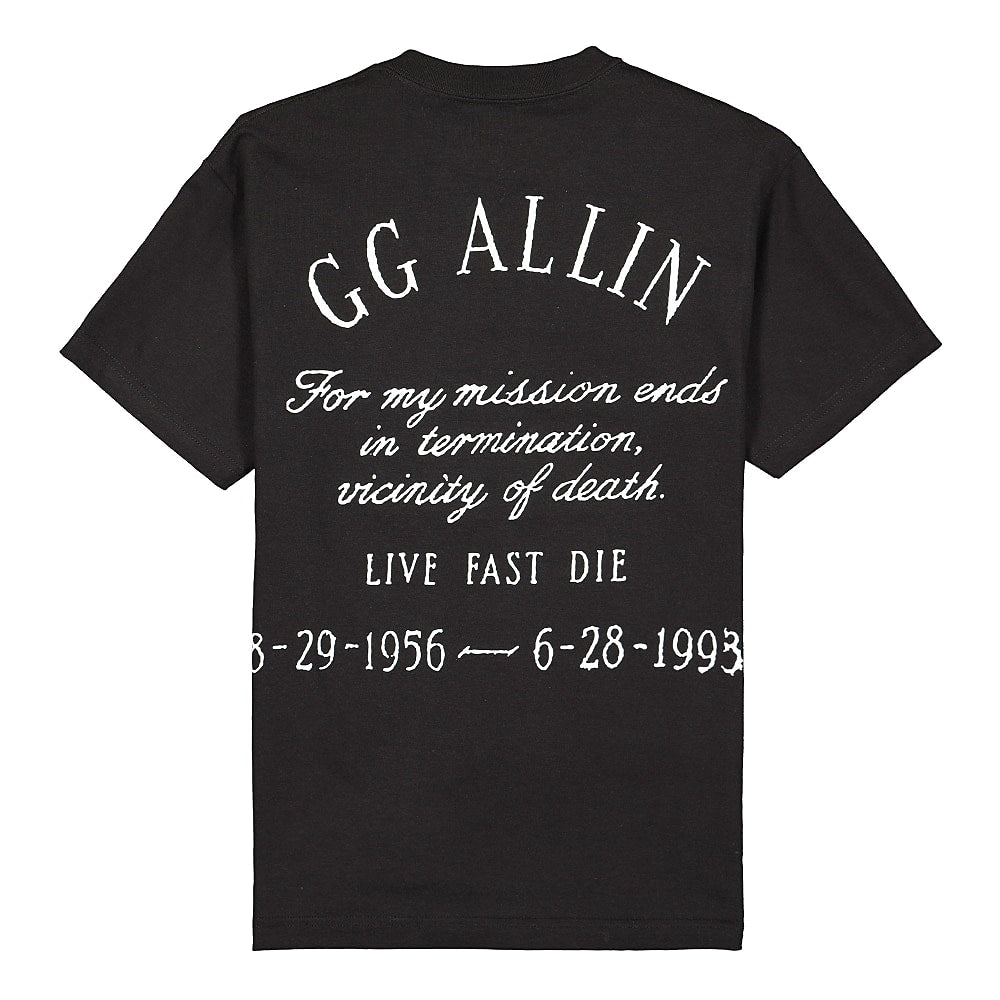 Pleasures Live Fast Die T-Shirt Black T-Shirts Close-up | Overkill