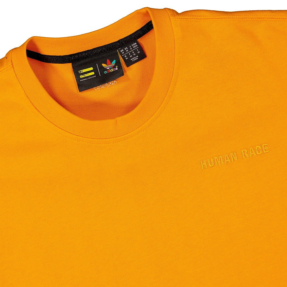 adidas Pharrell Williams x adidas Basics Shirt Bright Orange Shirts Close-up | Overkill