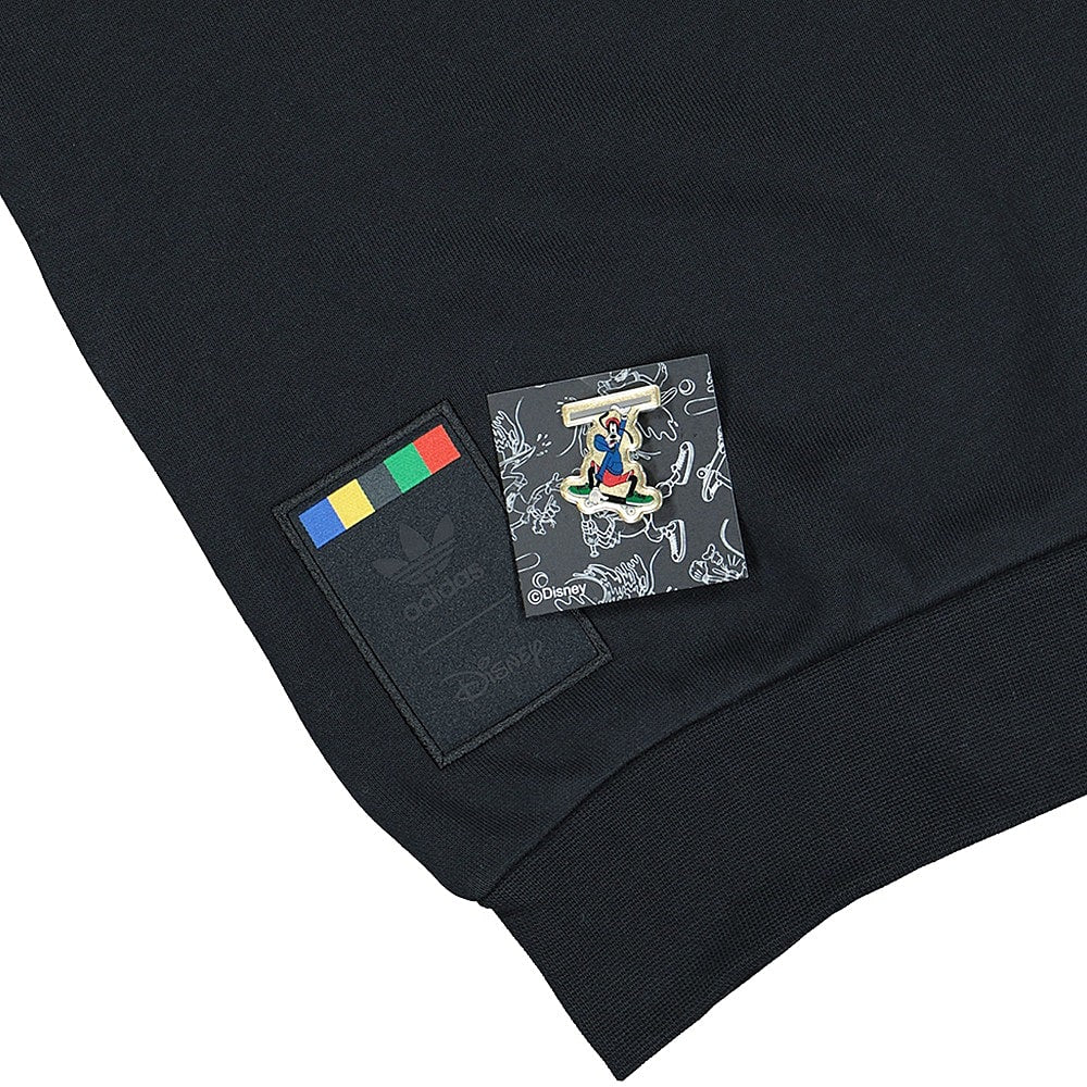 adidas Goofy Crew Black Sweatshirts Detailfoto | Overkill