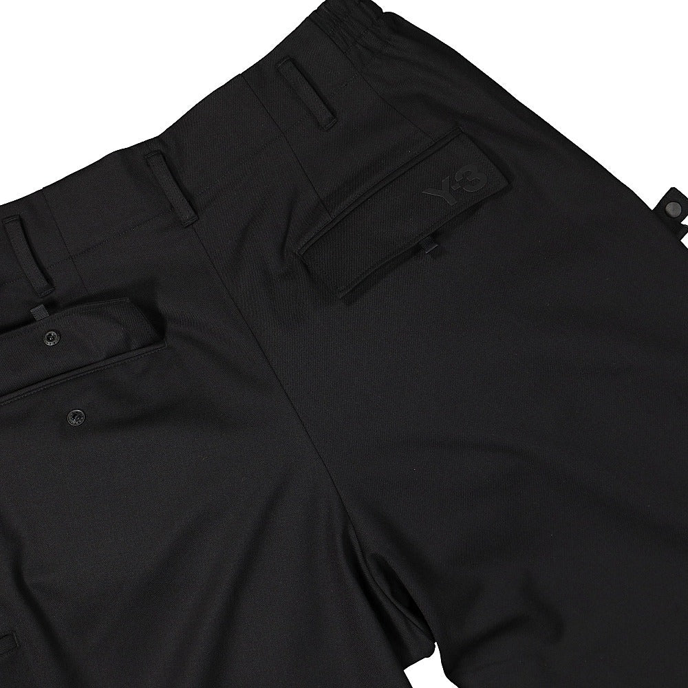 Y-3 Classic Refined Wool Cuff Pant Black Sweat & Track Pants Detailfoto | Overkill