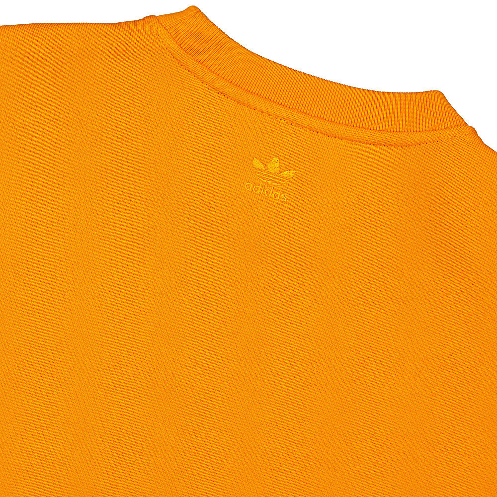 adidas Pharrell Williams x adidas Basics Crew Bright Orange Sweatshirts Detailfoto | Overkill