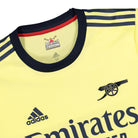 adidas FC Arsenal 20-22 Away Authentic Jersey Pearl Citrine T-Shirts Close-up | Overkill