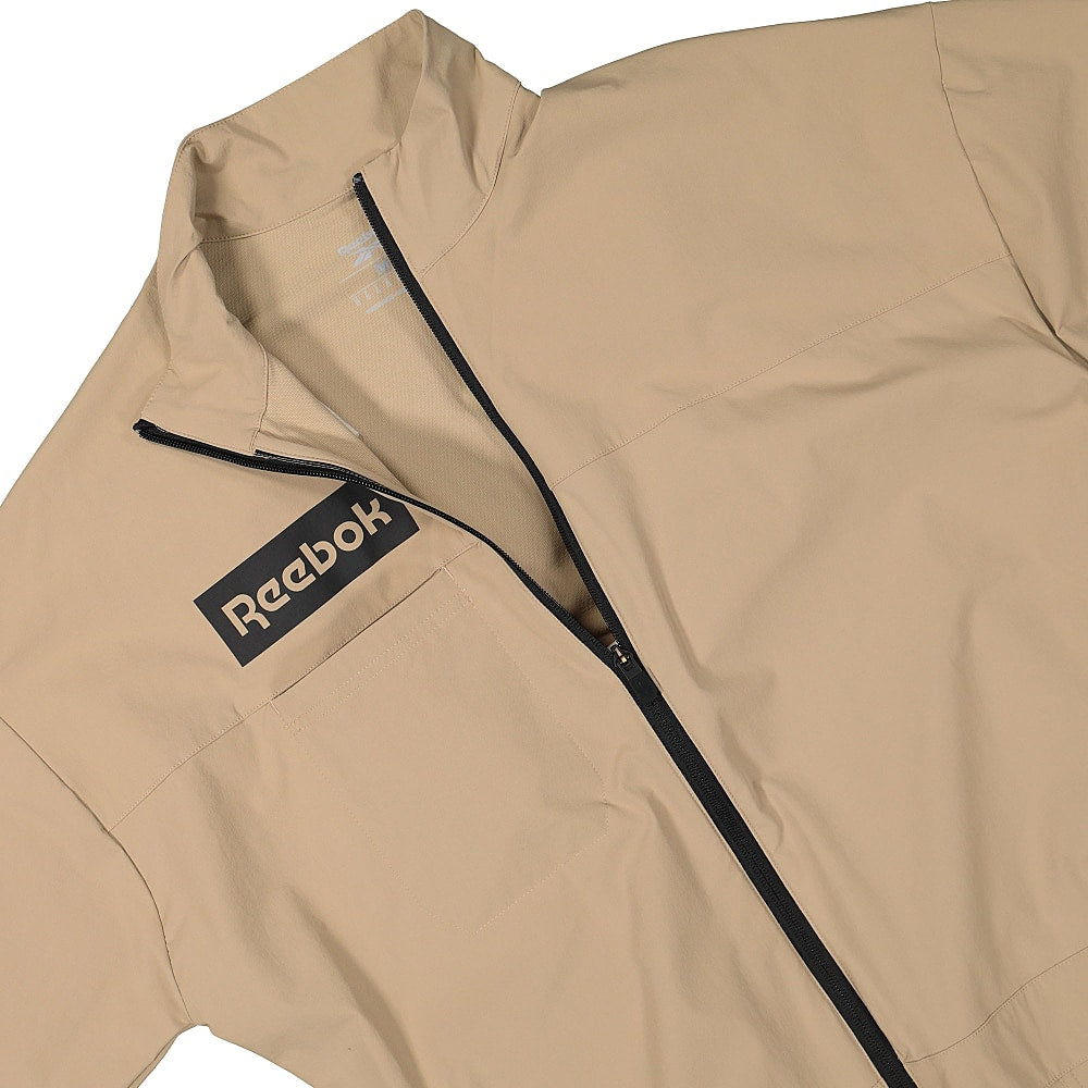 Reebok Ghostbusters x Reebok Sauna Jump Suit Sand Beige Overalls Close-up | Overkill