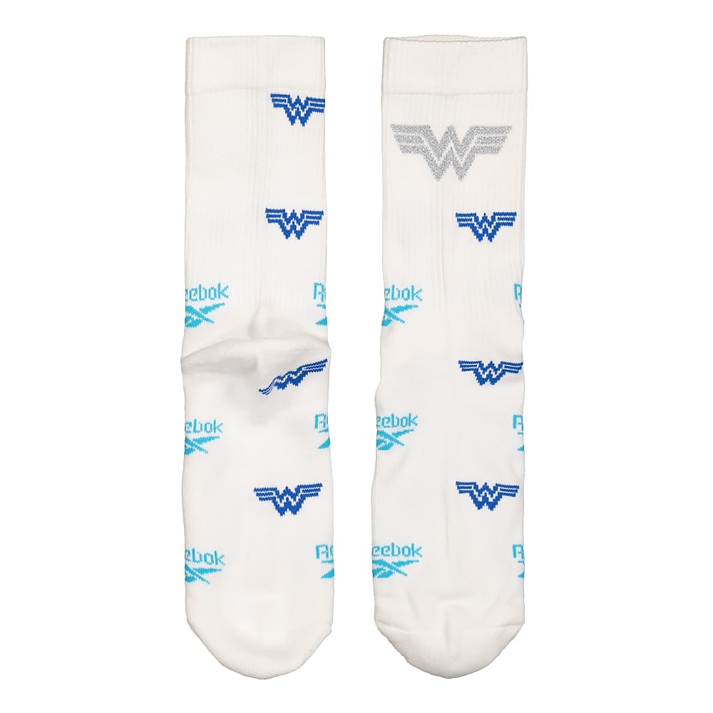Reebok Wonder Woman x Reebok Crew Sock White Socks Close-up | Overkill