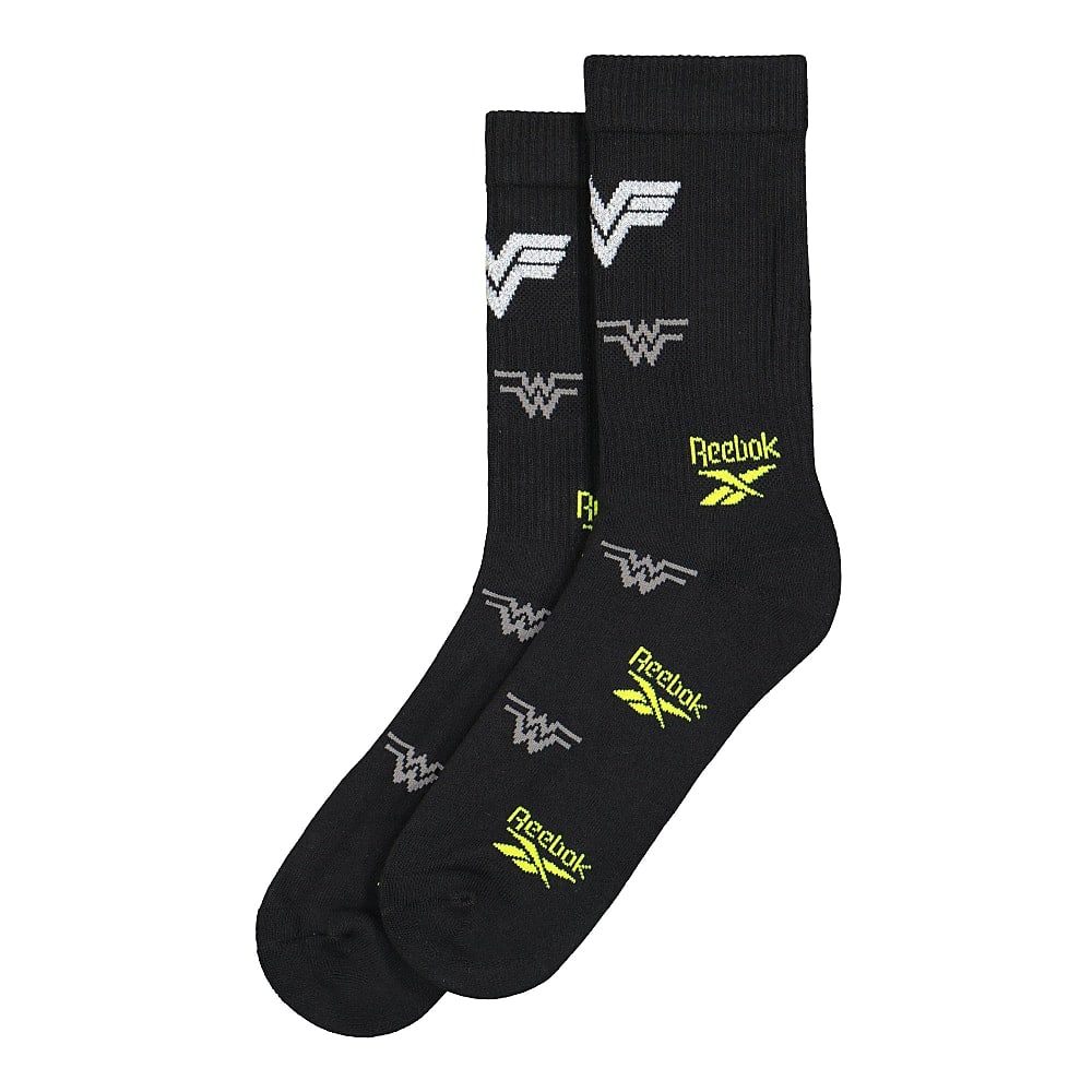 Reebok Wonder Woman x Reebok Crew Sock Black Socks Material | Overkill