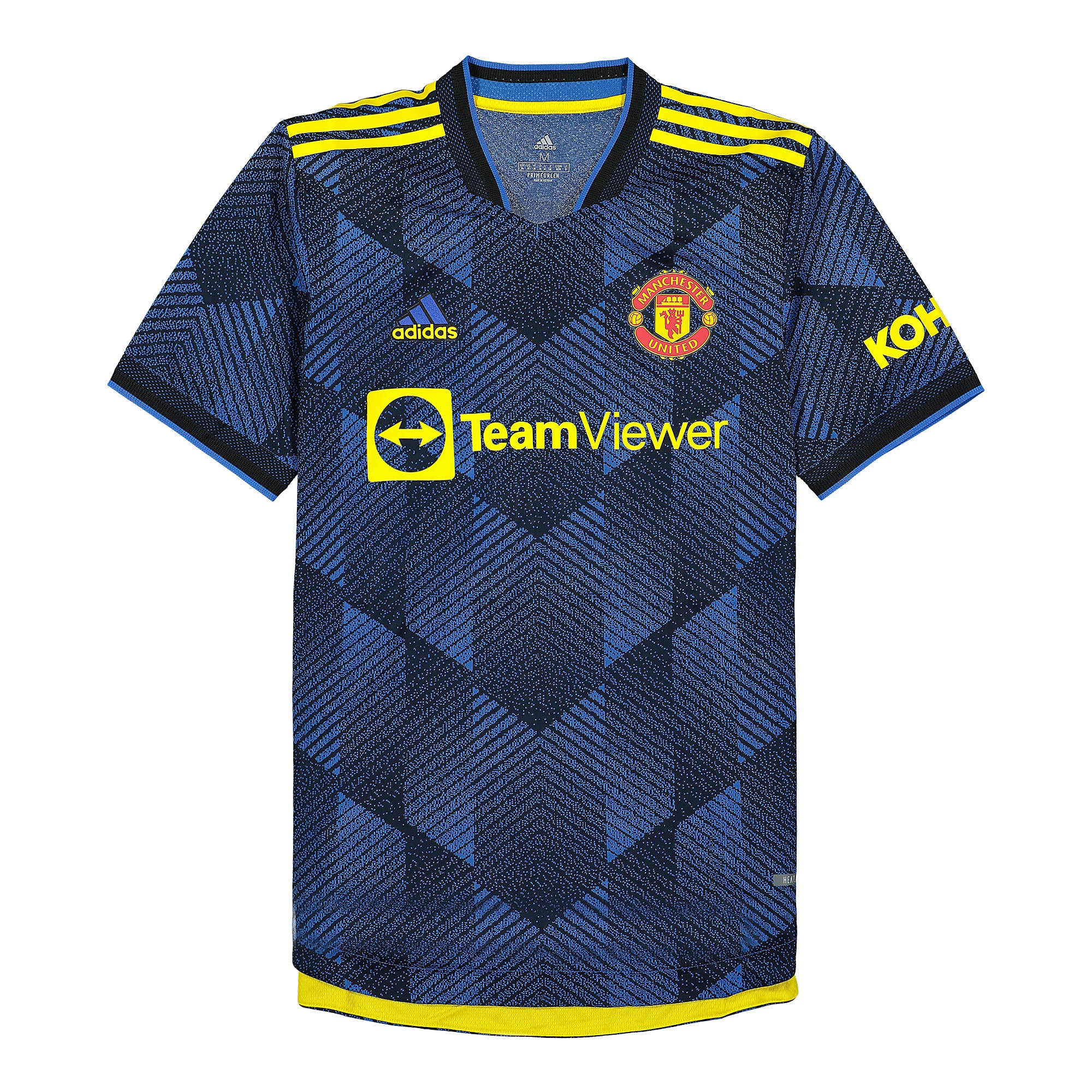adidas Manchester United 21-22 3rd Authentic Jersey Glory Blue T-Shirts GM4617 | Overkill