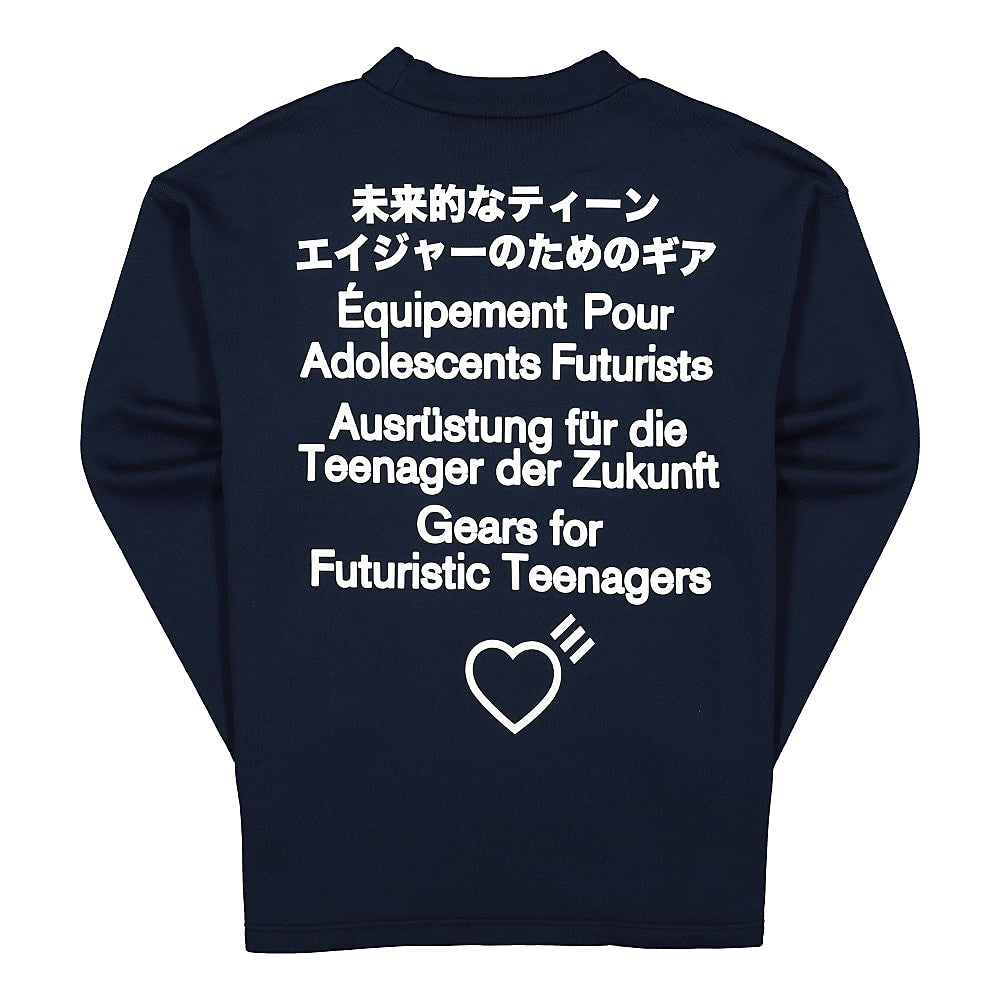 adidas Human Made x adidas Sweatshirt Collegiate Navy Sweatshirts Material | Overkill
