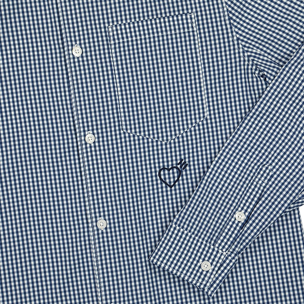 adidas Human Made x adidas LSL Shirt White / Collegiate Navy Shirts Detailfoto | Overkill