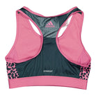 adidas Designed To Move Leopard Bustier Haze Rose / Crew Navy Underwear Material | Overkill