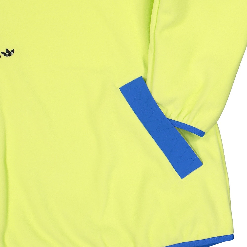 adidas ADV Half Zip Fleece Semi Frozen Yellow Sweatshirts Detailfoto | Overkill