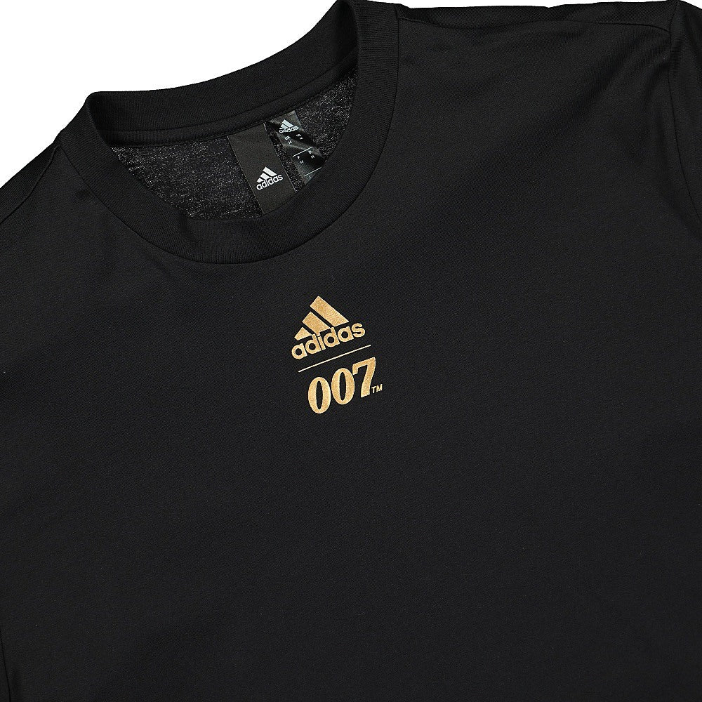 adidas James Bond x adidas CT Tee Black T-Shirts Close-up | Overkill