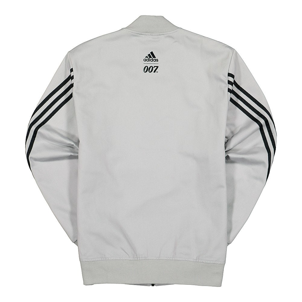 adidas James Bond x adidas CT Safin Track Top Grey Two / Black Track Jackets Close-up | Overkill