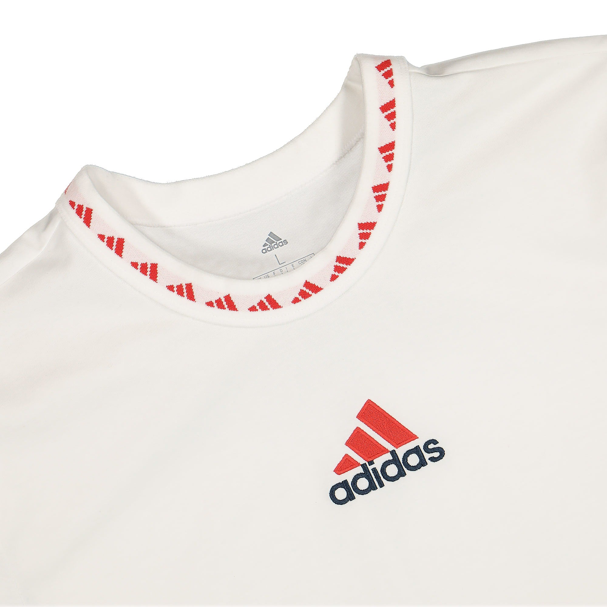 adidas FC Bayern München Icon Tee White T-Shirts Close-up | Overkill