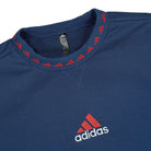 adidas FC Arsenal Icon Crew Sweatshirt Mystery Blue Sweatshirts Close-up | Overkill