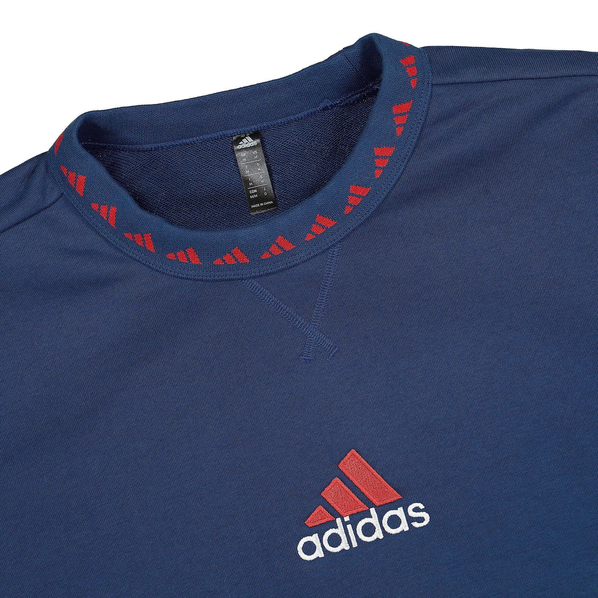 adidas FC Arsenal Icon Crew Sweatshirt Mystery Blue Sweatshirts Close-up | Overkill