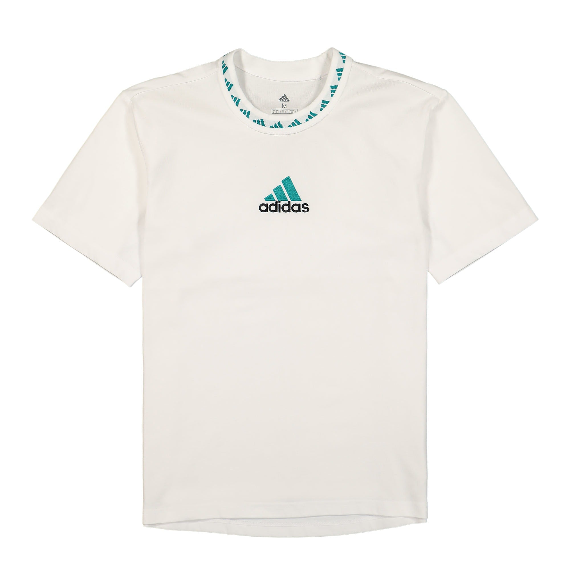 adidas Real Madrid 21/22 Icon Tee White / Blast Emerald T-Shirts GR4254 | Overkill